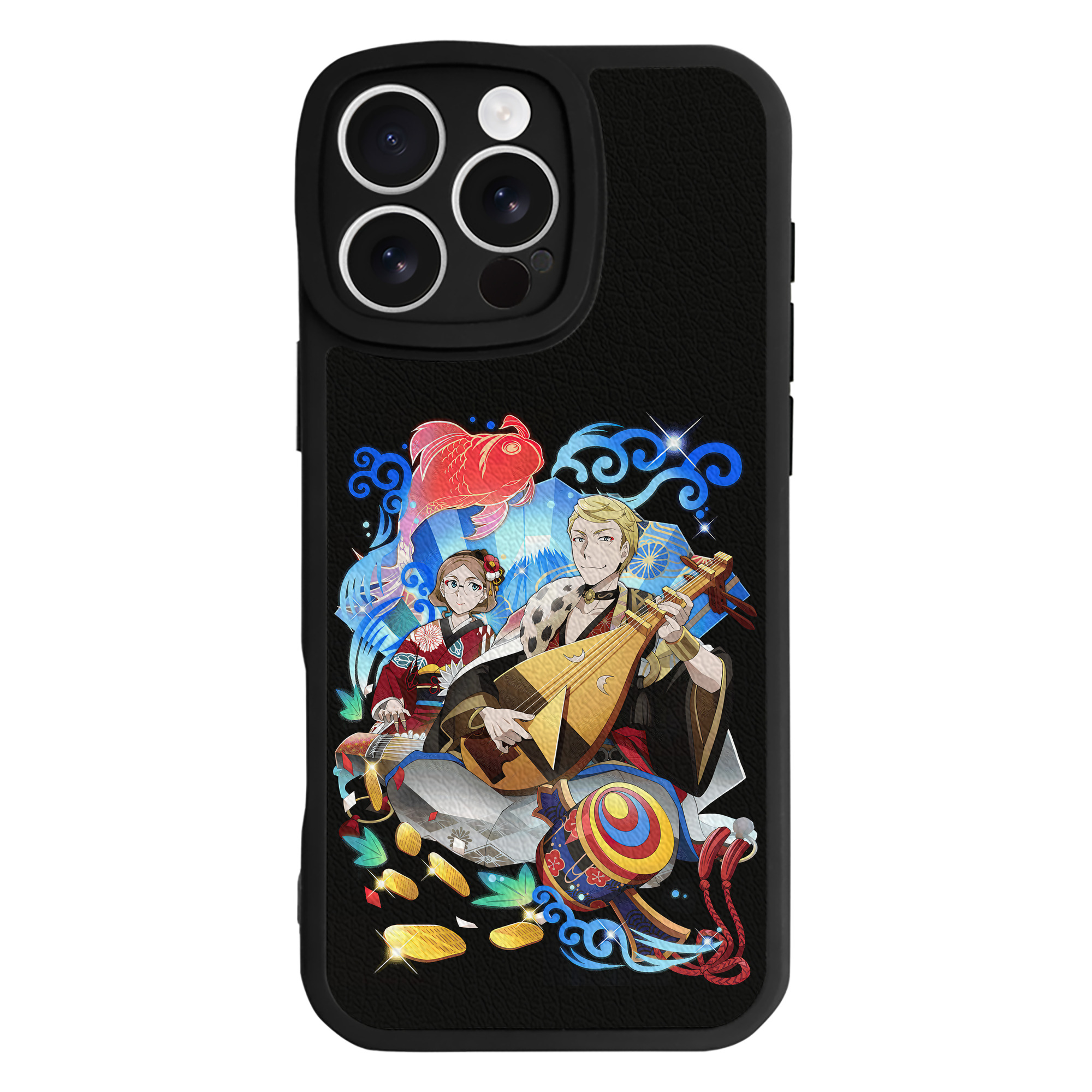 （画像用） 文豪ストレイドッグス Bungo Stray Dogs 【iPhone 16シリーズ対応】シリコンスマホケース（レザー調） 材質：シリコン